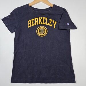 Champion T-Shirt Mens Small Navy Blue UC Berkeley Golden Bears NCAA Collegiate S